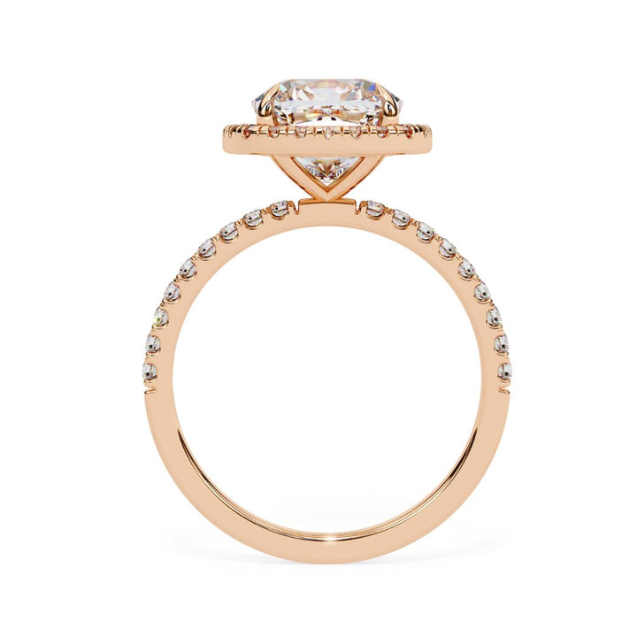 Cushion Cut Lab-Grown Diamond Ring