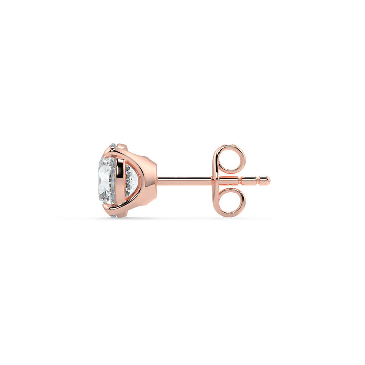 Brilliant Round-Cut Diamond Stud Earrings