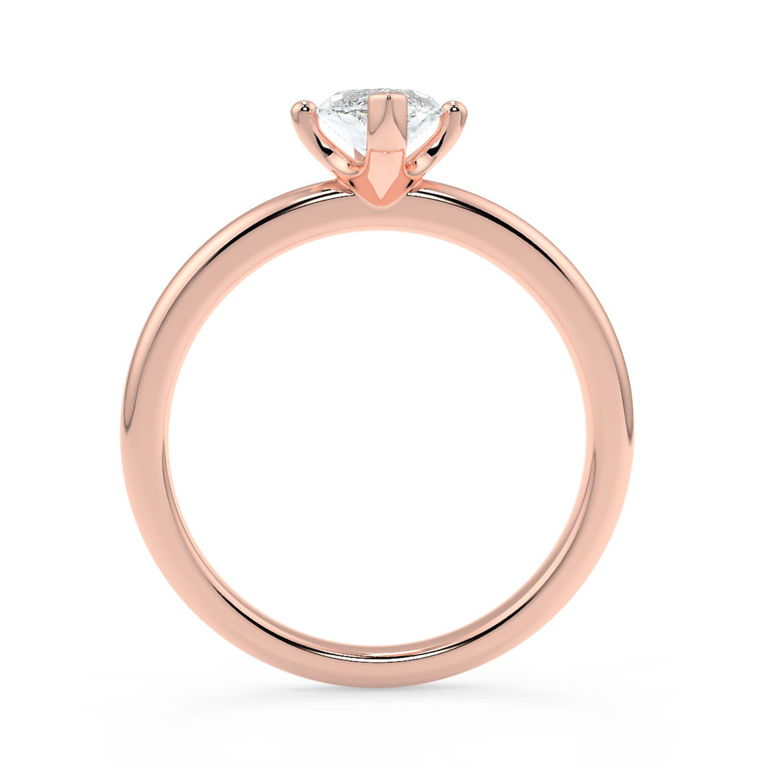 Marquise-Cut Solitaire Diamond Ring
