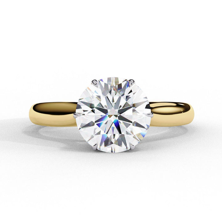 Round-Cut Solitaire Diamond Ring