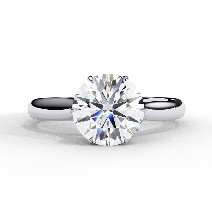 Round-Cut Solitaire Diamond Ring