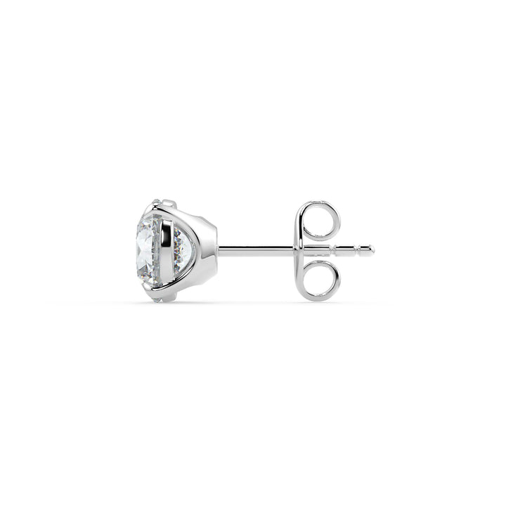 Brilliant Round-Cut Diamond Stud Earrings