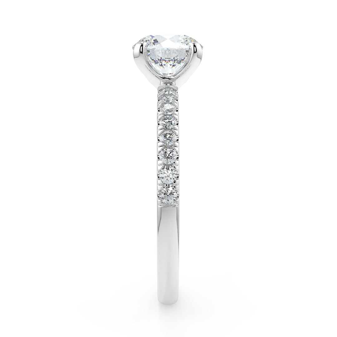 Round-Cut Solitaire Diamond Ring