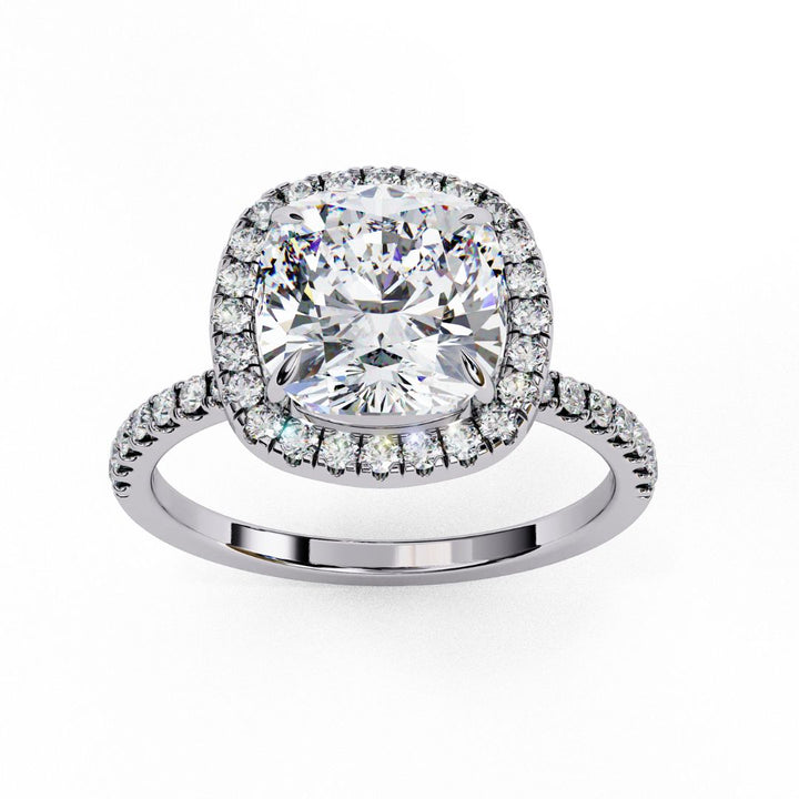 Cushion Cut Lab-Grown Diamond Ring