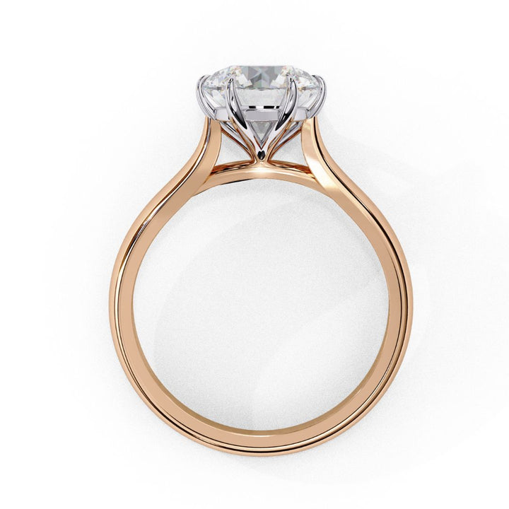 Round-Cut Solitaire Diamond Ring