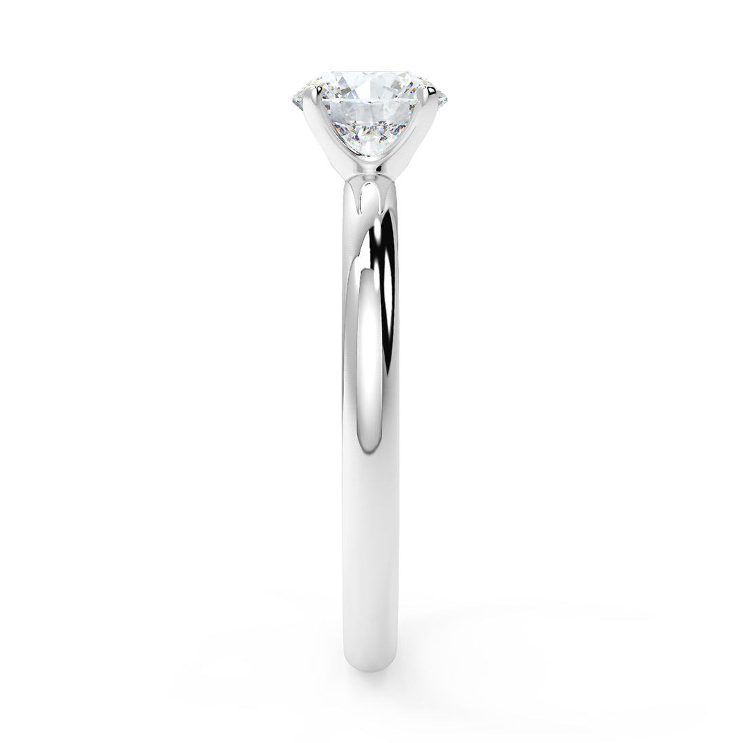 Round-Cut Solitaire Diamond Ring