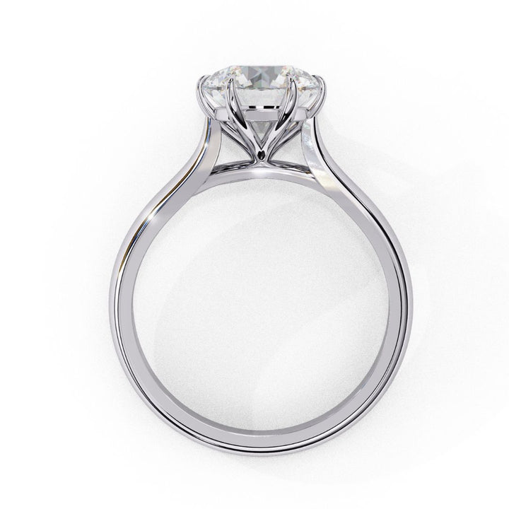 Round-Cut Solitaire Diamond Ring