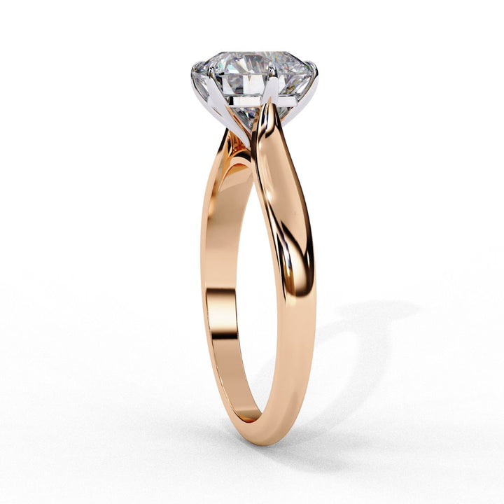 Round-Cut Solitaire Diamond Ring