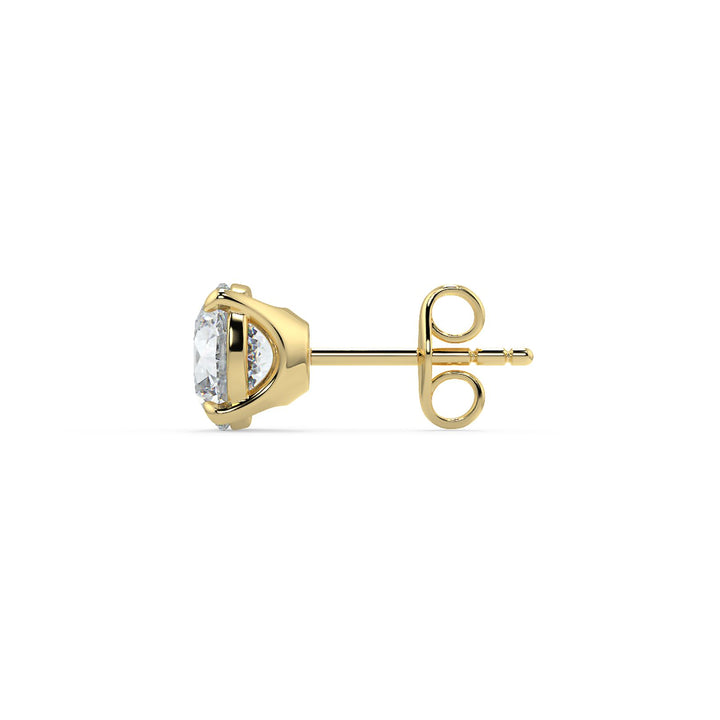 Brilliant Round-Cut Diamond Stud Earrings