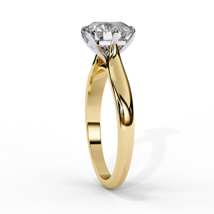Round-Cut Solitaire Diamond Ring