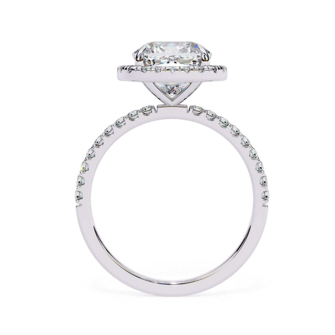 Cushion Cut Lab-Grown Diamond Ring