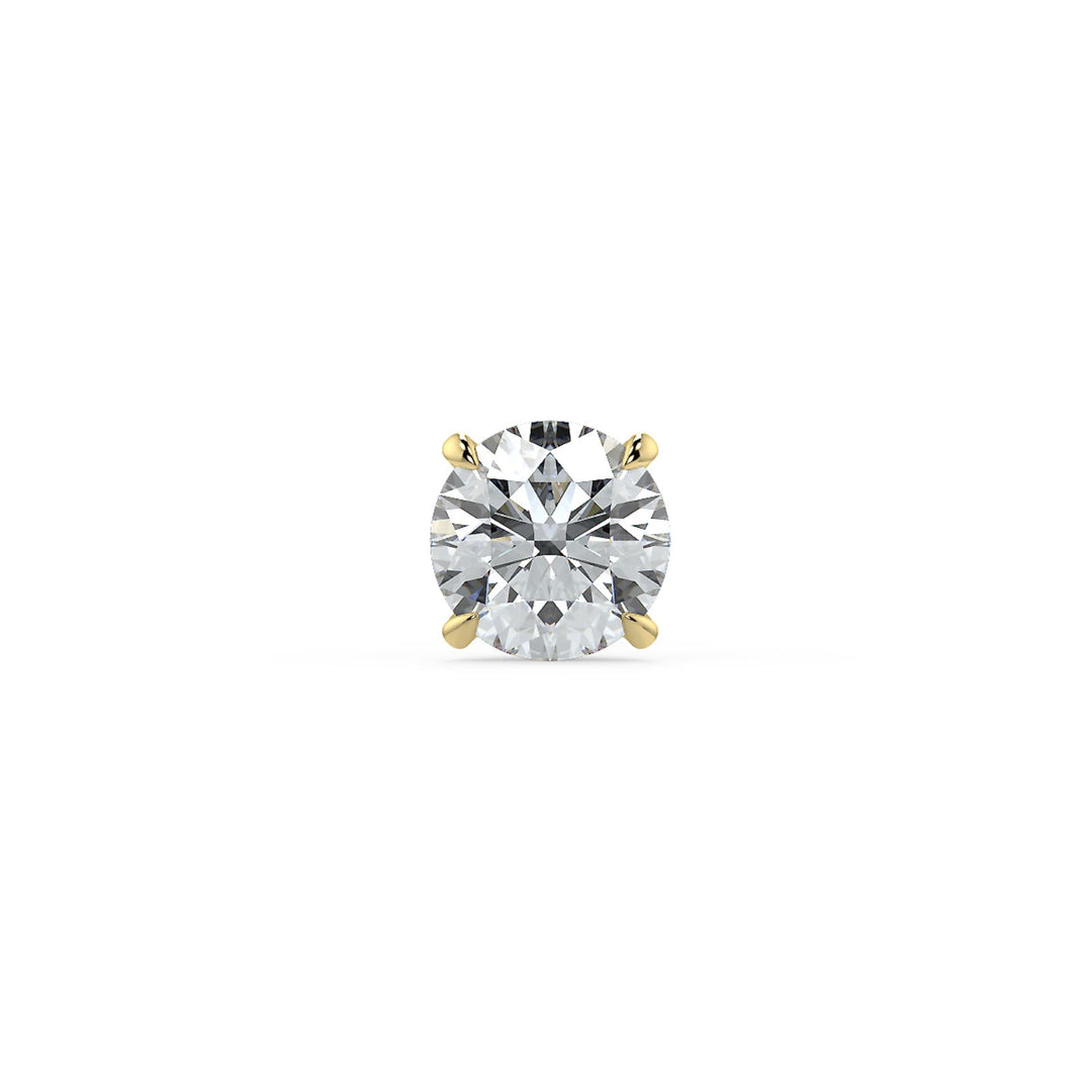 Brilliant Round-Cut Diamond Stud Earrings