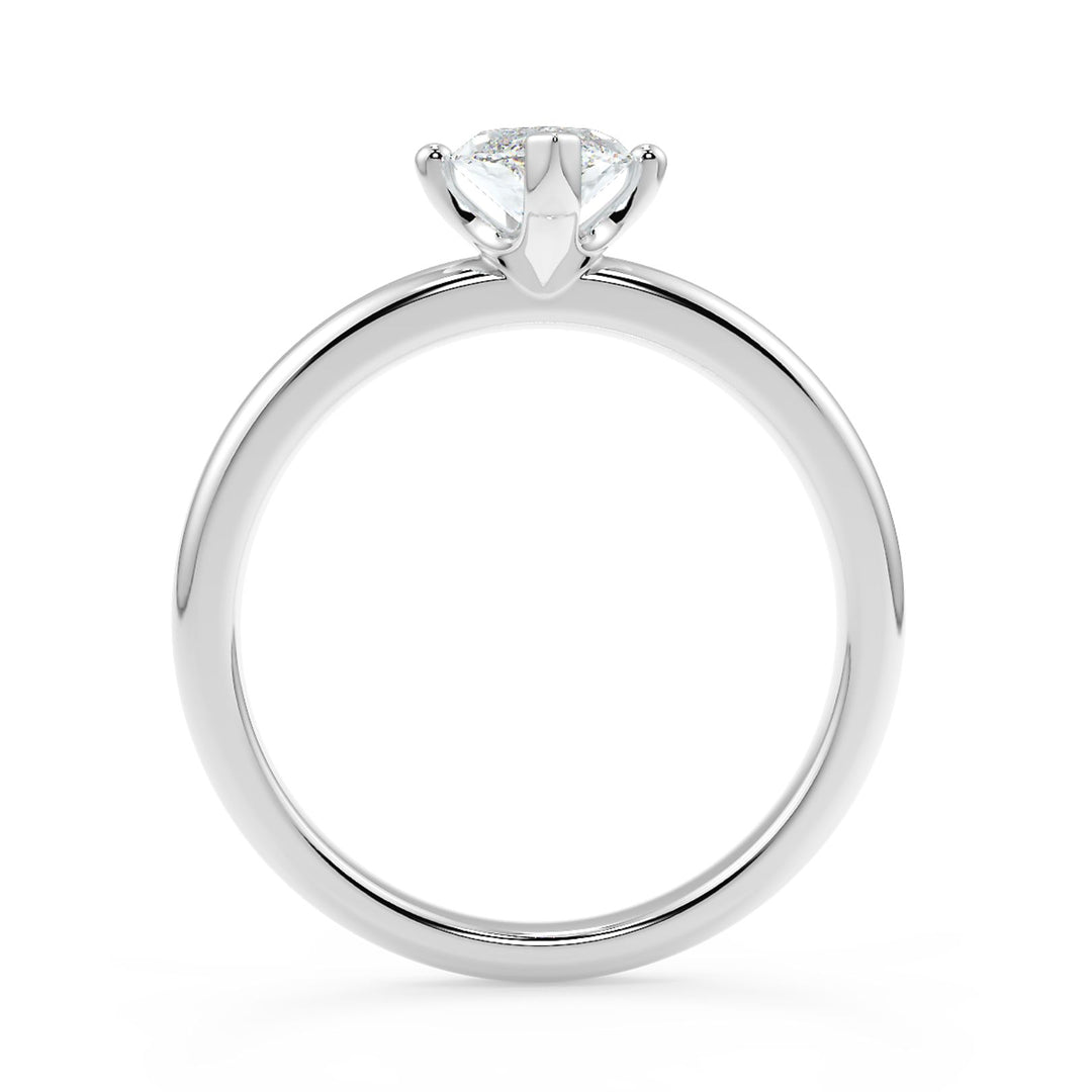 Marquise-Cut Solitaire Diamond Ring