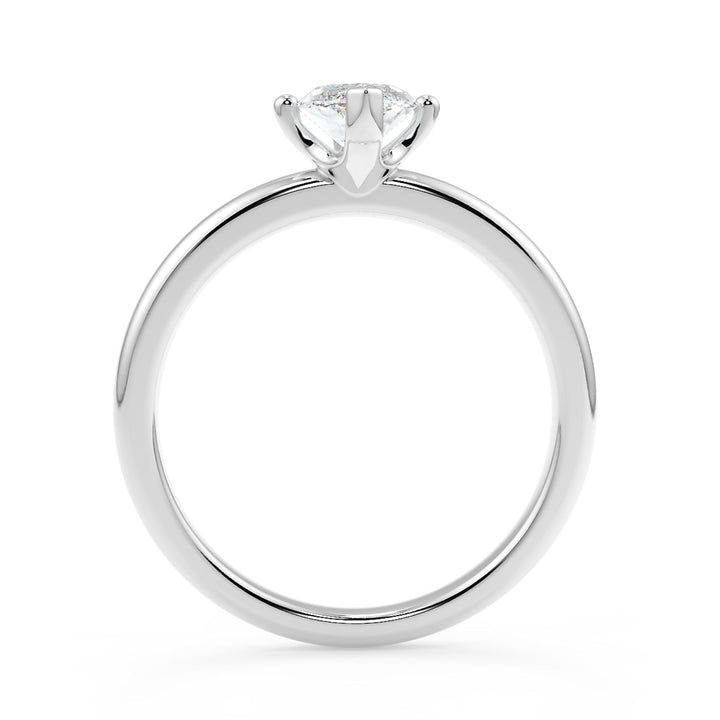 Marquise-Cut Solitaire Diamond Ring