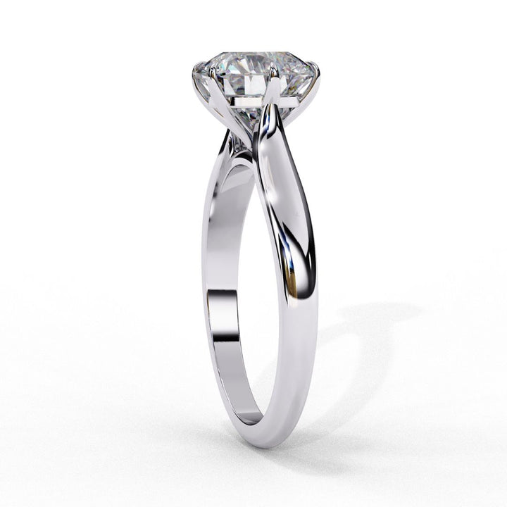 Round-Cut Solitaire Diamond Ring